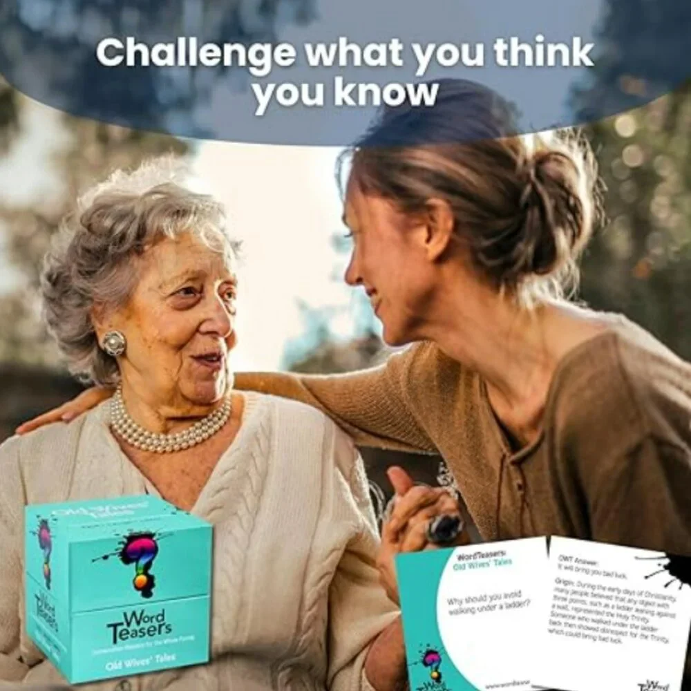 Word Teasers Old Wives' Tales Game Knowledge/Trivia Convo Game Adult/Kid NIB/NWT